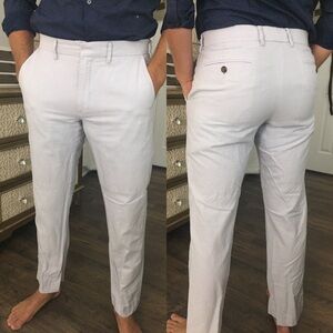 J. Crew Men's Dress Pants in Light Gray